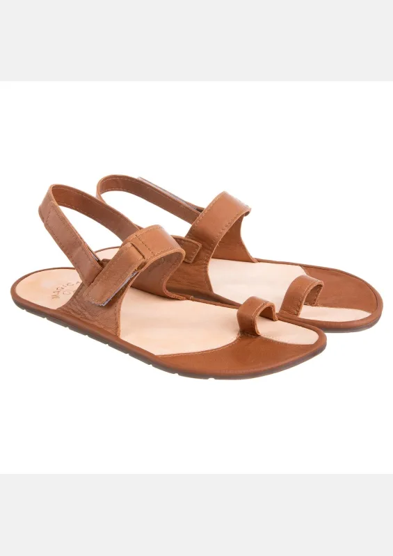 Damskie sandały barefoot AURORA BROWN — Magical Shoes