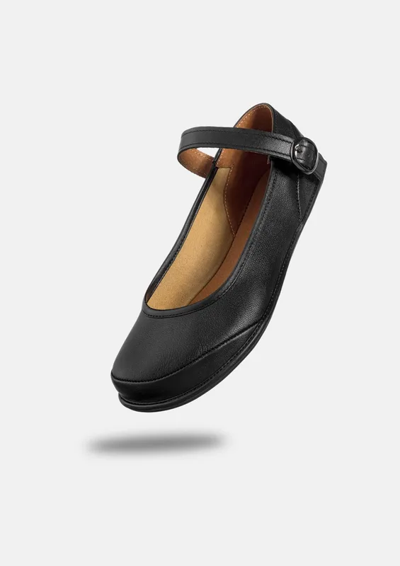Buty Barefoot Balerina Emma Black — Magical Shoes