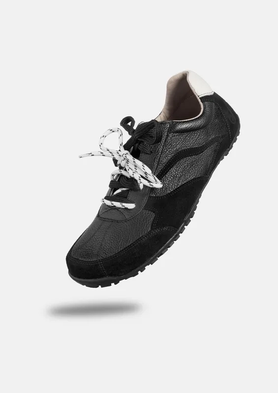 Damskie sneakersy barefoot LEGEND BLACK — Magical Shoes