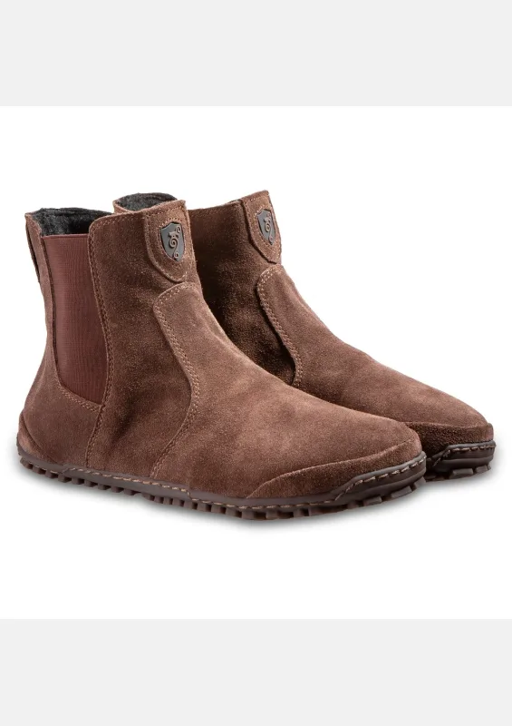 Damskie Botki Barefoot Lupino Brown — Magical Shoes