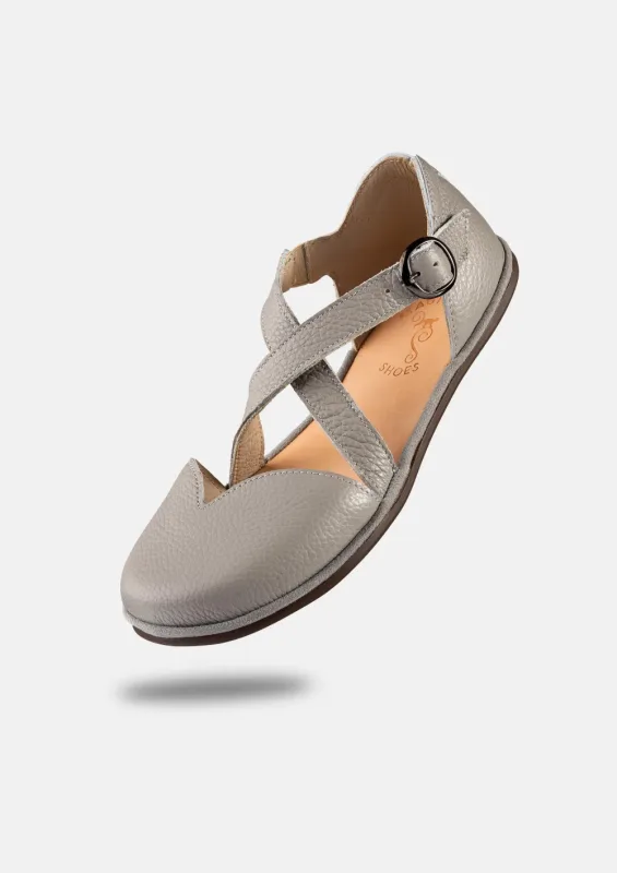 Damskie sandały barefoot MONA GRAY — Magical Shoes