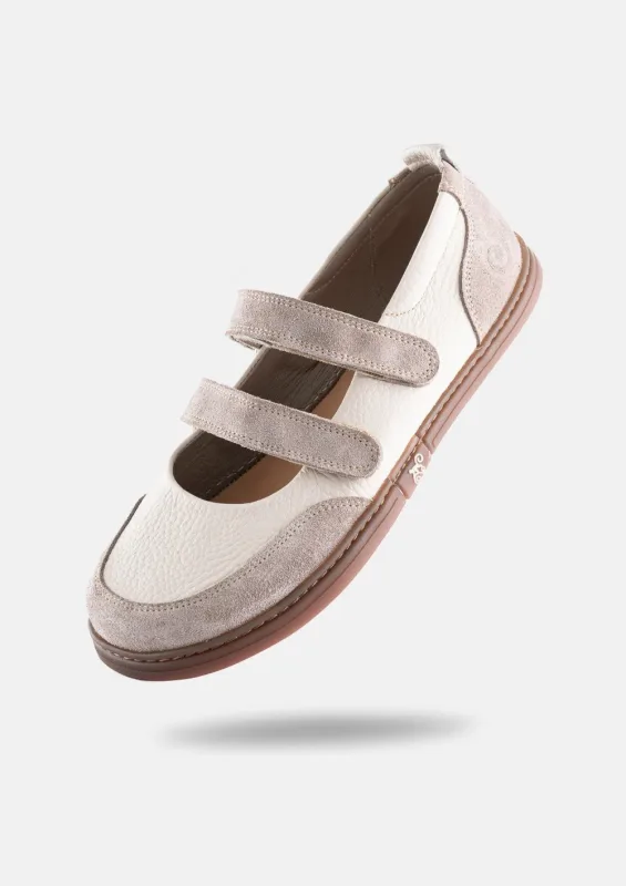 Damskie baleriny sportowe barefoot NINA BEIGE — Magical Shoes