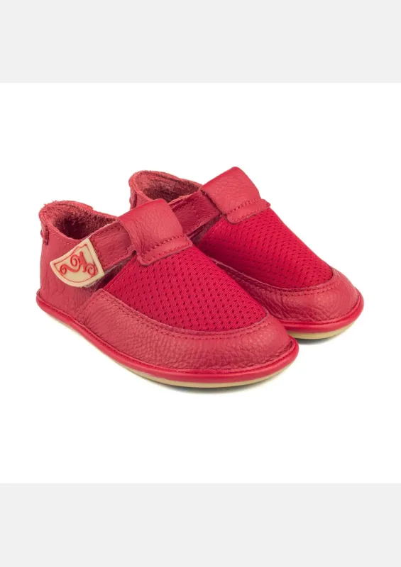 Buty dziecięce barefoot BEBE RED — Magical Shoes