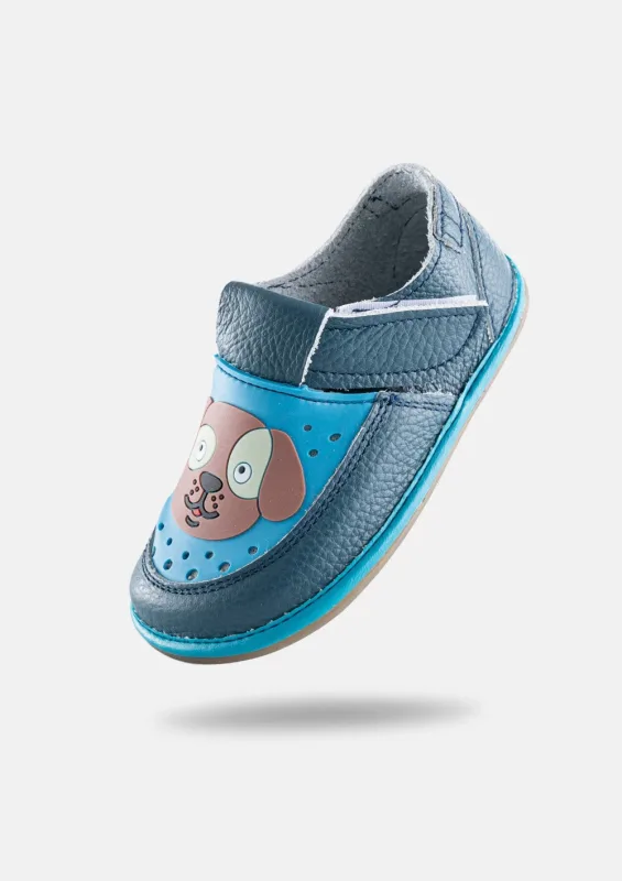 Kapcie do przedszkola barefoot GAGA PUPPY BLUE — Magical Shoes