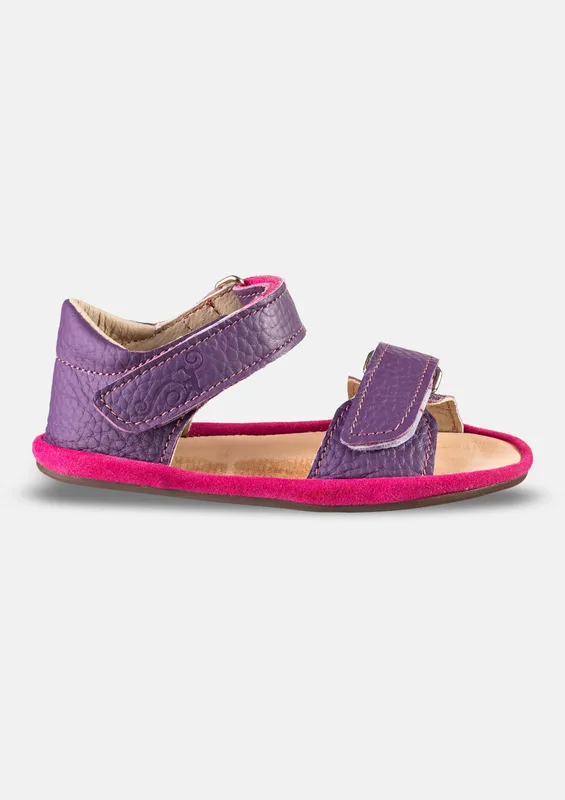Sandały barefoot dla dzieci KIKI PURPLE — Magical Shoes