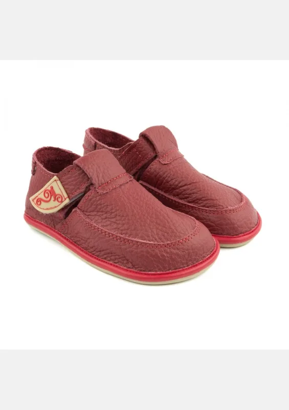 Buty dziecięce barefoot LULU RED — Magical Shoes