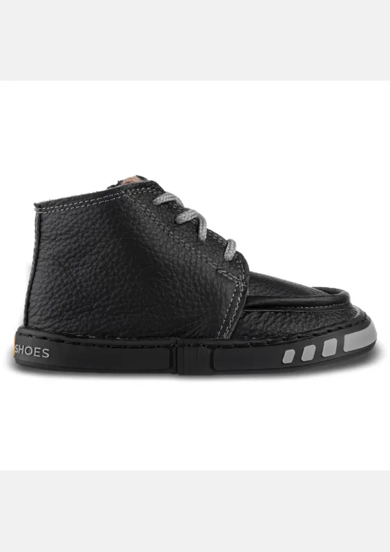 Dziecięce buty barfoot na jesień MANUL BLACK — Magical Shoes