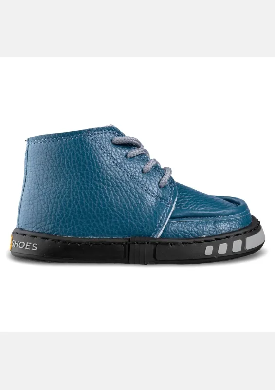 Dziecięce buty barfoot na jesień MANUL BLUE — Magical Shoes