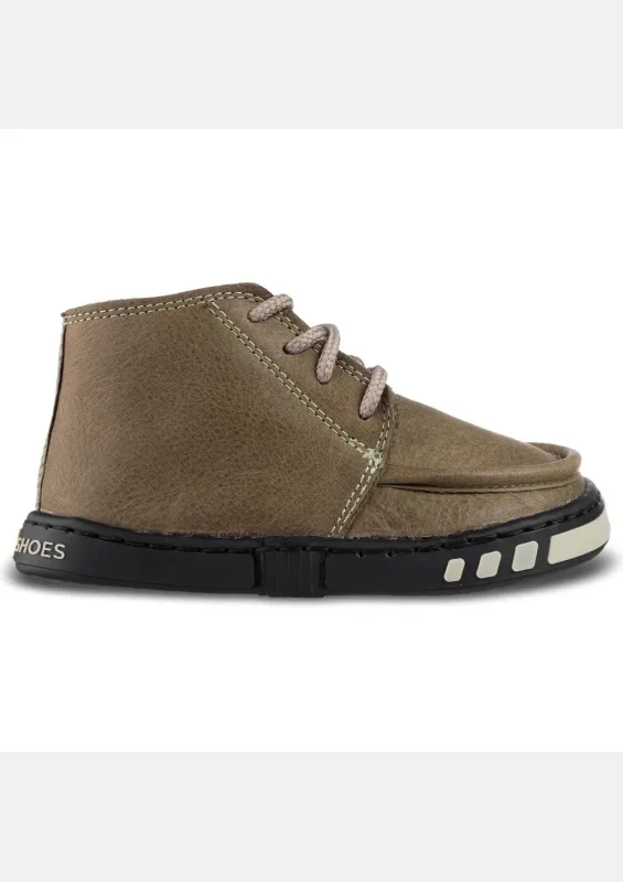 Dziecięce buty barefoot na jesień MANUL KHAKI — Magical Shoes