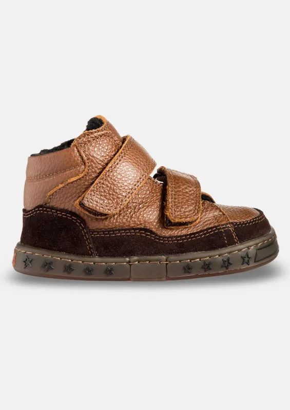 Dziecięce buty barefoot na jesień i zimę OLAF BROWN — Magical Shoes
