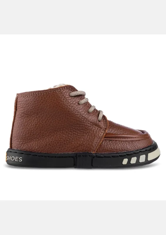 Zimowe buty dziecięce barefoot TAKIN CHOCOLATE — Magical Shoes