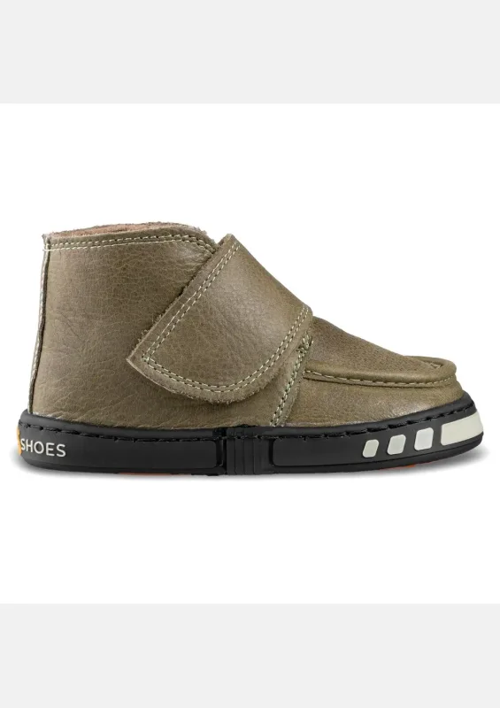 Dziecięce botki barefoot na jesień TupTup KHAKI — Magical Shoes