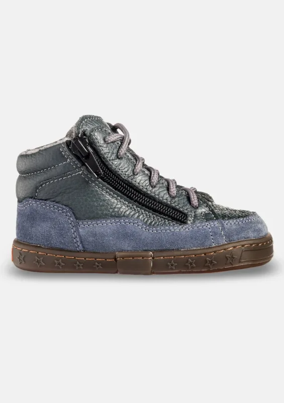 Dziecięce buty barefoot na jesień i zimę YETI NAVY — Magical Shoes
