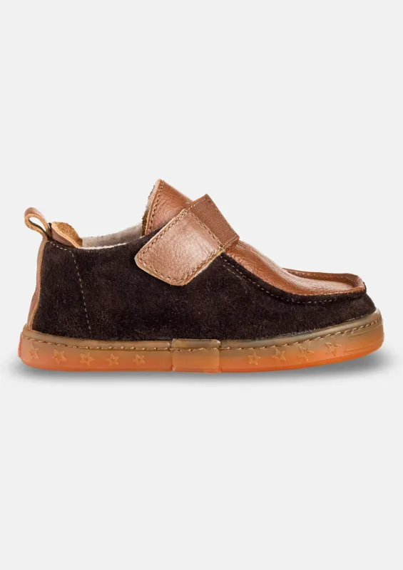 Dziecięce buty barefoot na wiosnę i jesień ZUBA BROWN — Magical Shoes