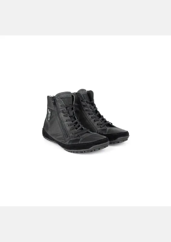 Męskie zimowe buty barefoot ALASKAN X Winter Black — Magical Shoes