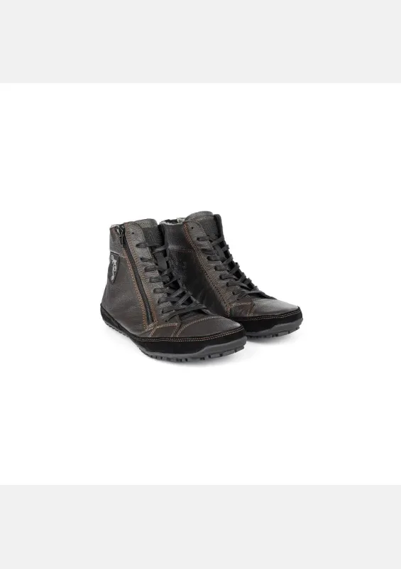 Męskie zimowe buty barefoot ALASKAN X Winter Brown — Magical Shoes