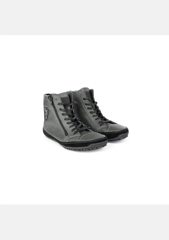 Męskie zimowe buty barefoot ALASKAN X Winter Gray — Magical Shoes