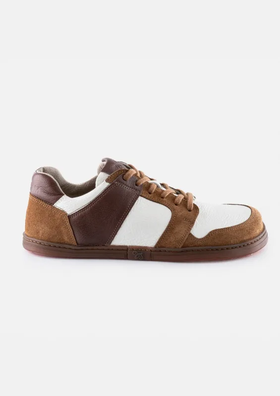 Męskie sneakersy barefoot FUNK COGNAC — Magical Shoes