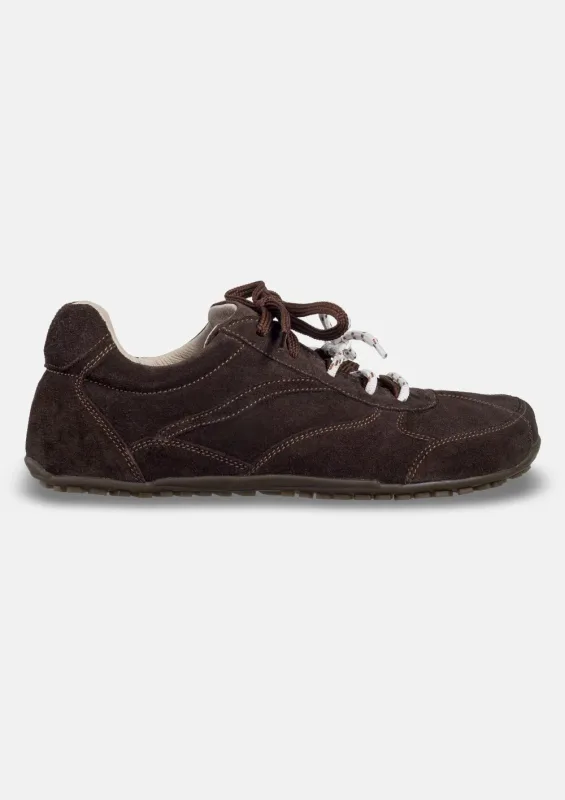 Męskie sneakersy barefoot LEGEND BROWN SUEDE — Magical Shoes