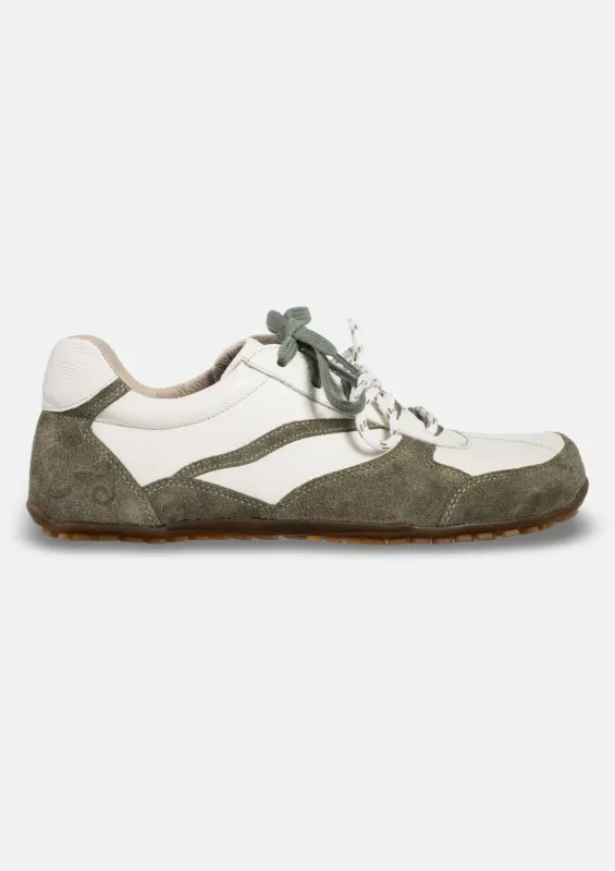 Męskie sneakersy barefoot LEGEND OLIVE — Magical Shoes