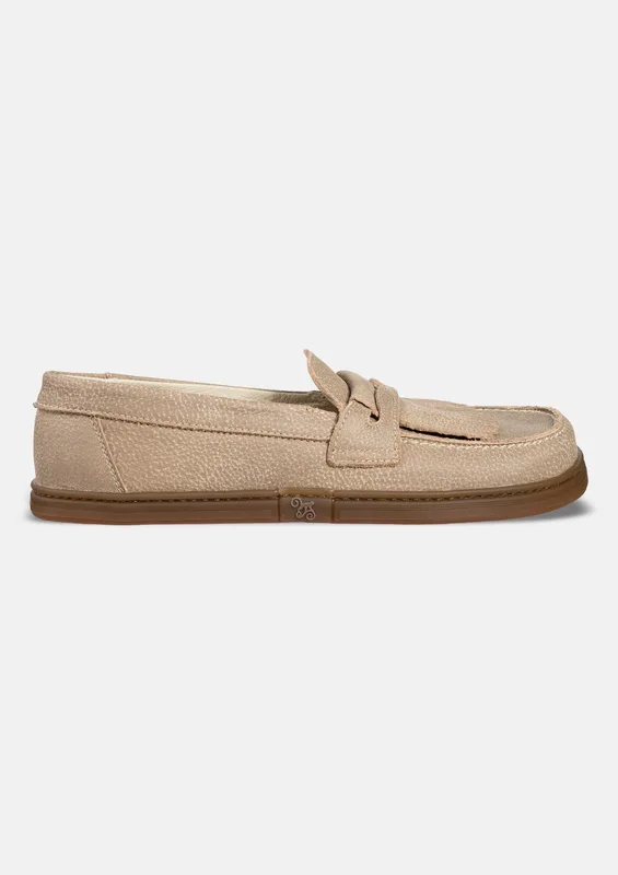 Męskie wsuwane mokasyny barefoot Pienza Cappucino — Magical Shoes