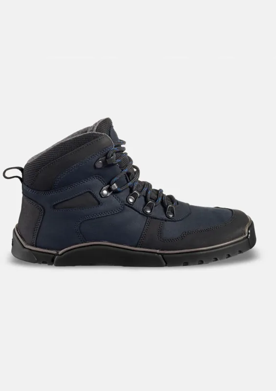 Męskie wysokie buty trekkingowe barefoot SIERRA NAVY — Magical Shoes