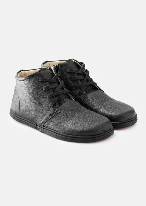 Męskie botki barefoot – SOHO BLACK — Magical Shoes