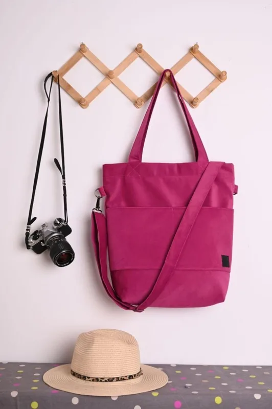 Torba shopper fuksja MAXI — MOKA