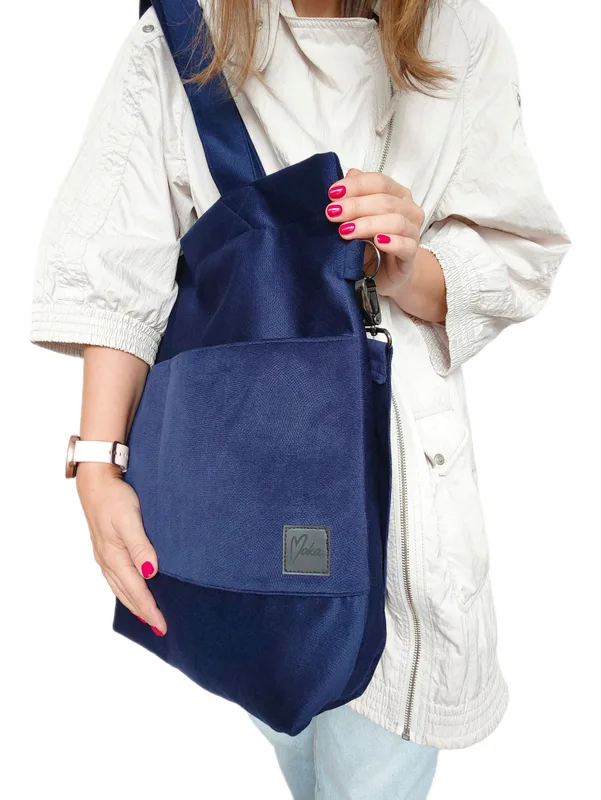 Torba shopper granat MAXI — MOKA