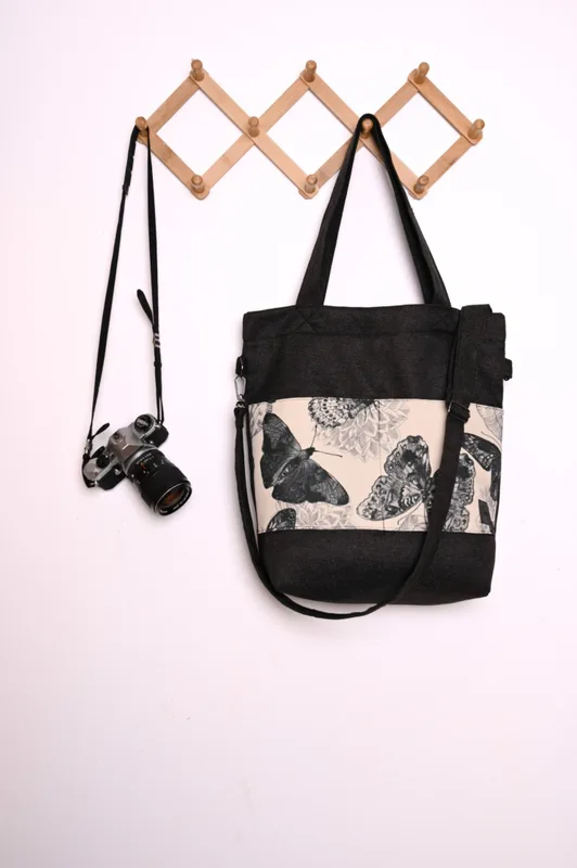 Torba motyle na graficie MAXI — MOKA