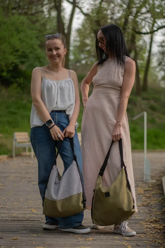 Torebko plecak EasyBAG oliwka — MOKA