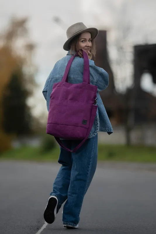 Torba shopper 'Purpura' MAXI FOLK — MOKA