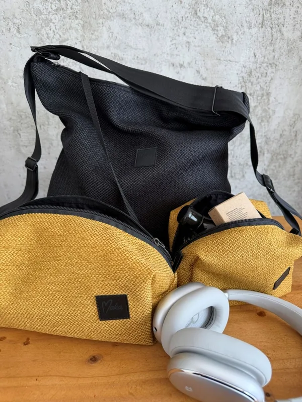 Zestaw torebko plecak Easybag + organizery — MOKA