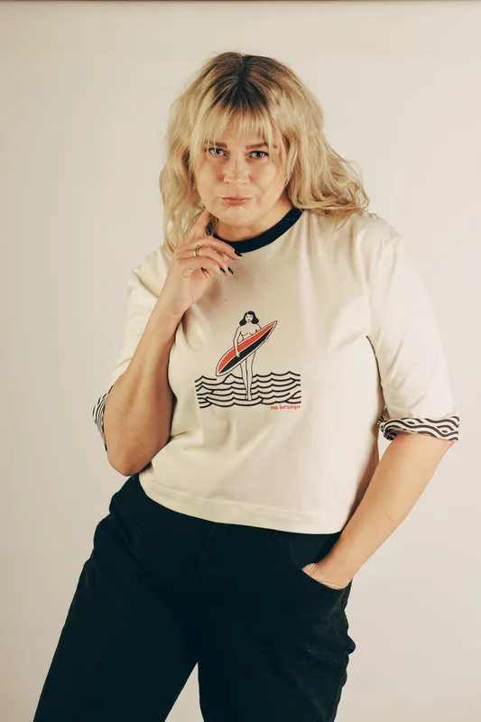 T Shirt Surfer Girl — nabrzegu