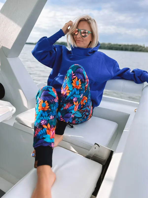Spodnie dresowe wzorzyste — No Pewnie