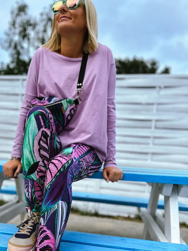Legginsy wzorzyste damskie — No Pewnie
