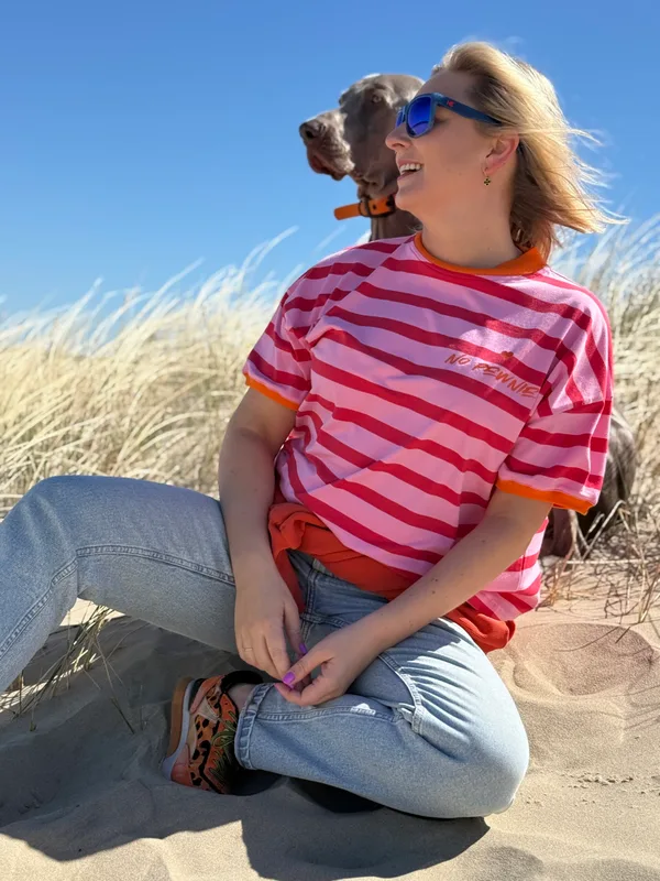 T shirt w paski Lover — No Pewnie