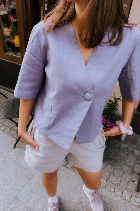 Koszula Medano dusty lavender — Nomade