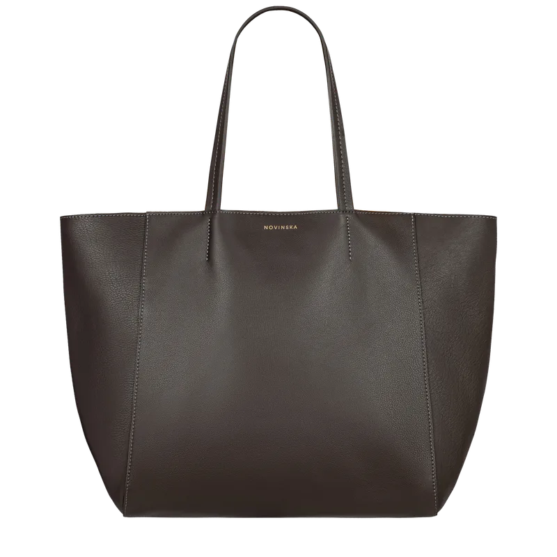 Shopping Bag Carolyn Kamienna szarość — NOVINSKA