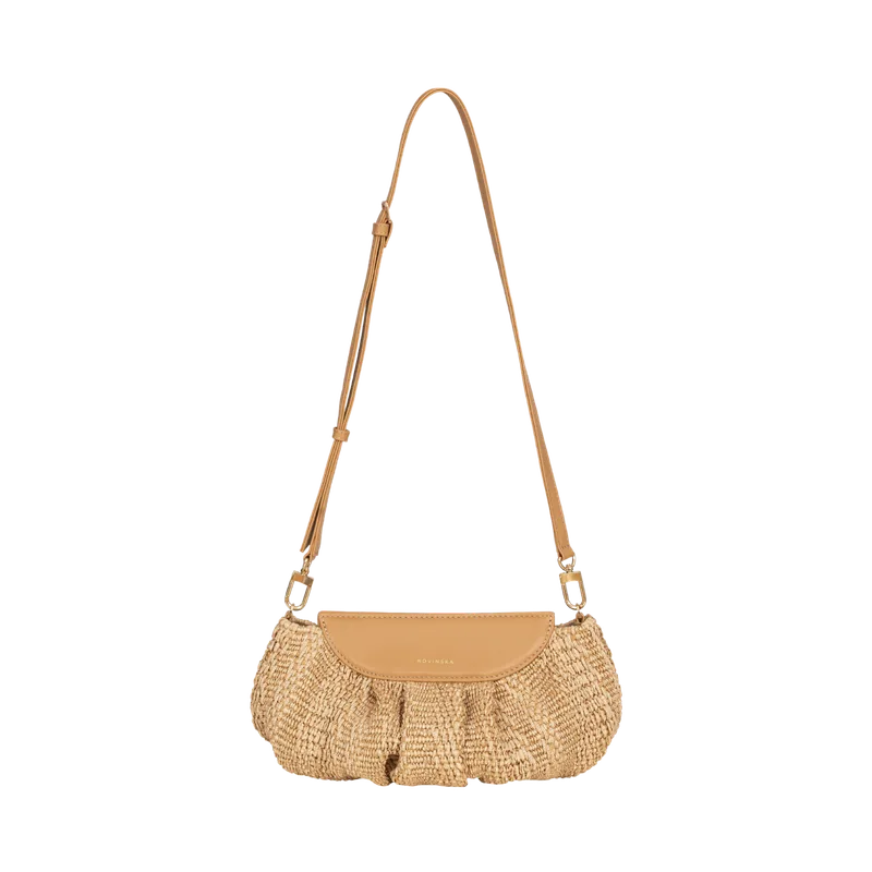 Baby Cloud Bag Raffia Słomkowa — NOVINSKA