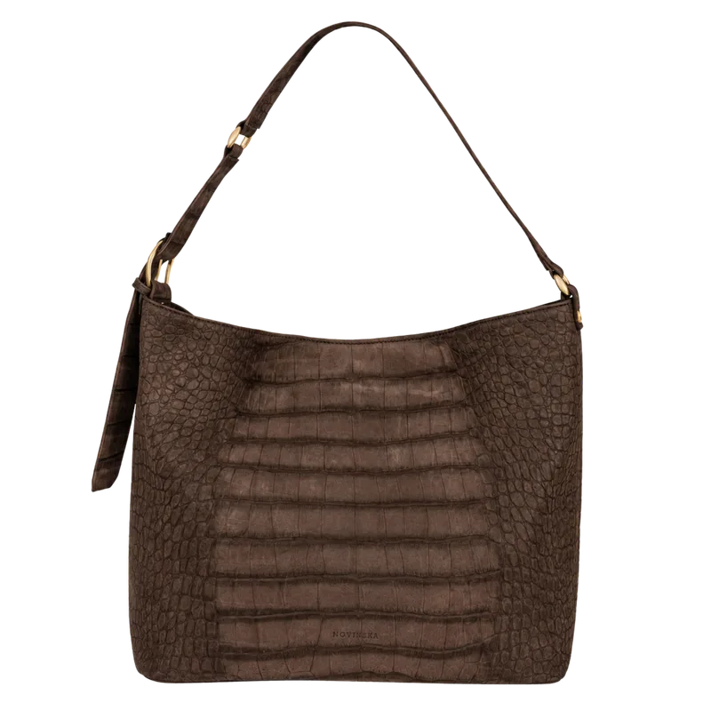 PRAGA Maxi Hobo Mocha — NOVINSKA