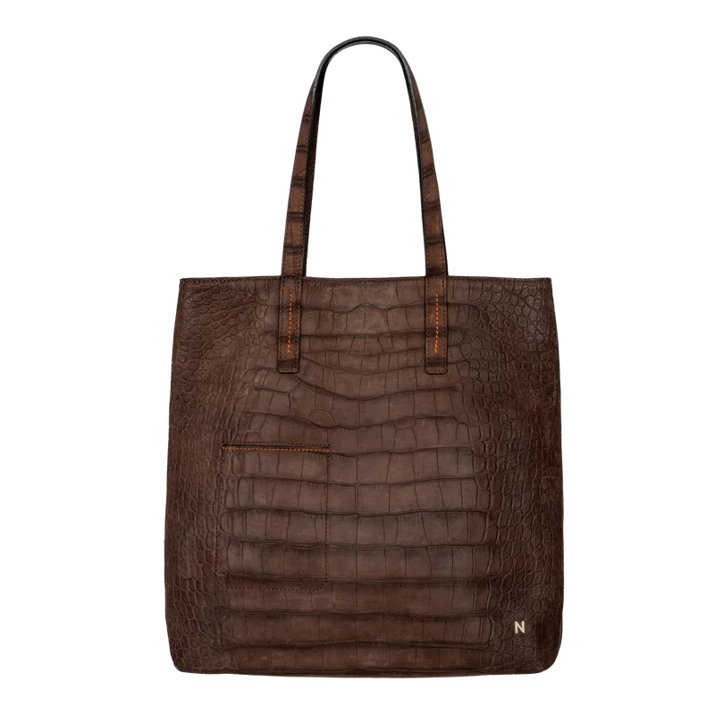 JOLIE Maxi Shopper Mocha — NOVINSKA