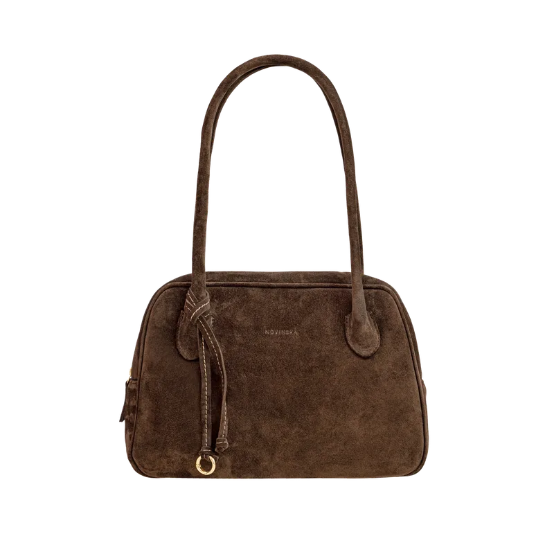 BOWLING BAG MIDI Espresso — NOVINSKA