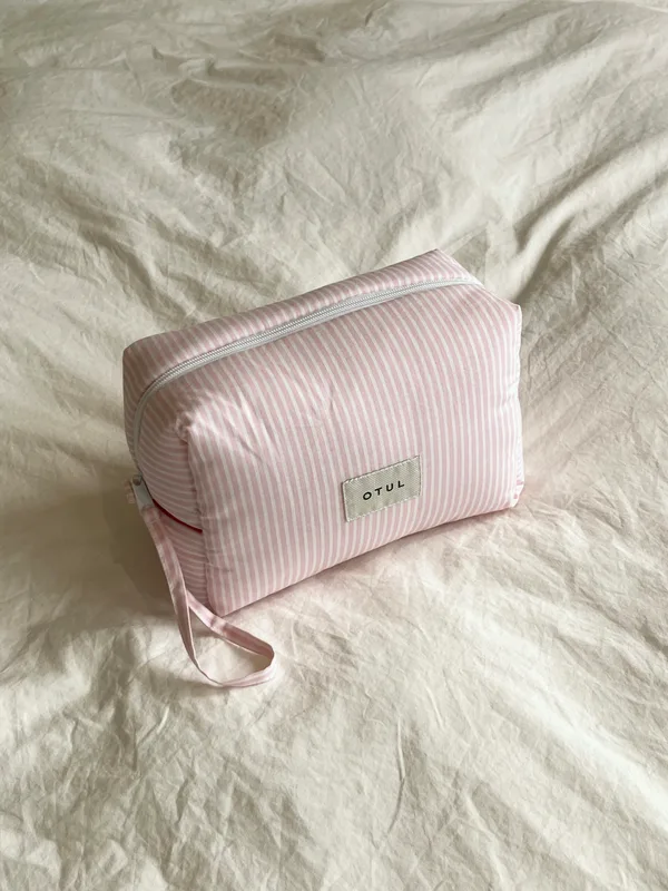 Mini Travel Bag – Pink Striped — OTUL