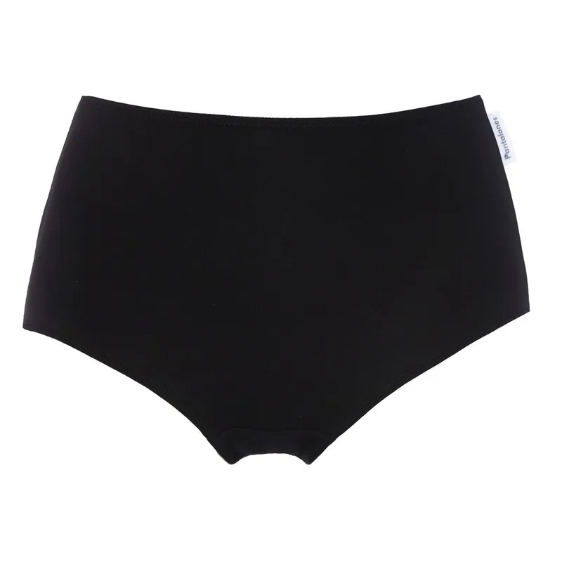 PANTALONY Czarne z bawełny organicznej — Pantalones