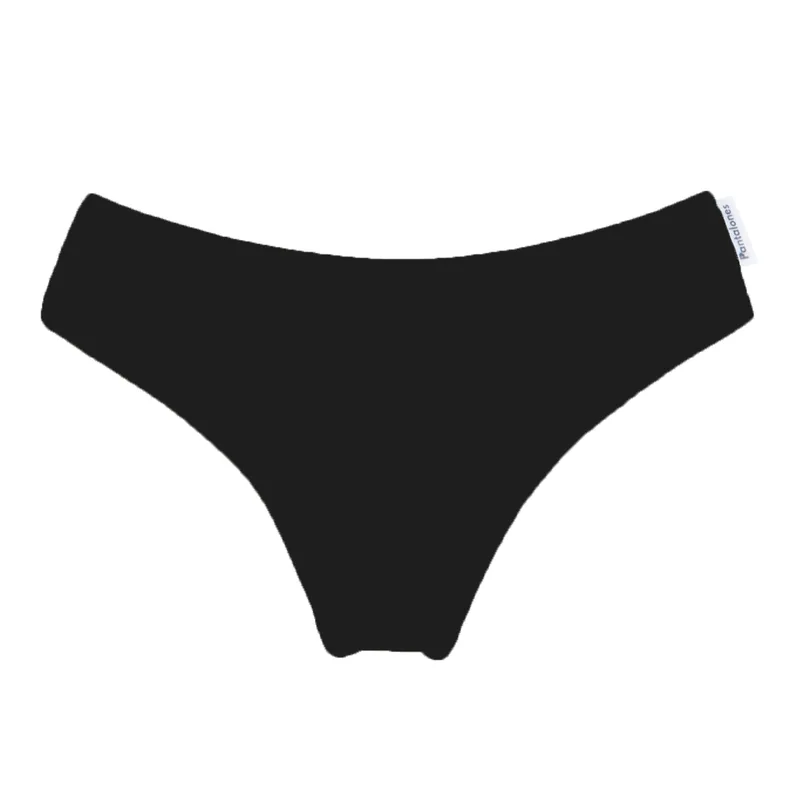 BRAZYLIANY Czarne z bawełny organicznej — Pantalones