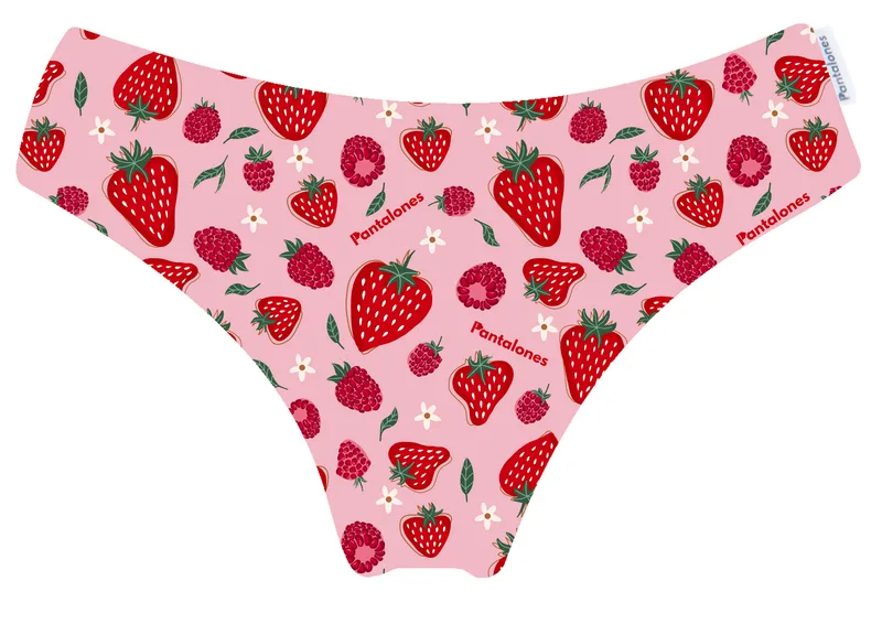 BRAZYLIANY Strawberry z bawełny organicznej — Pantalones