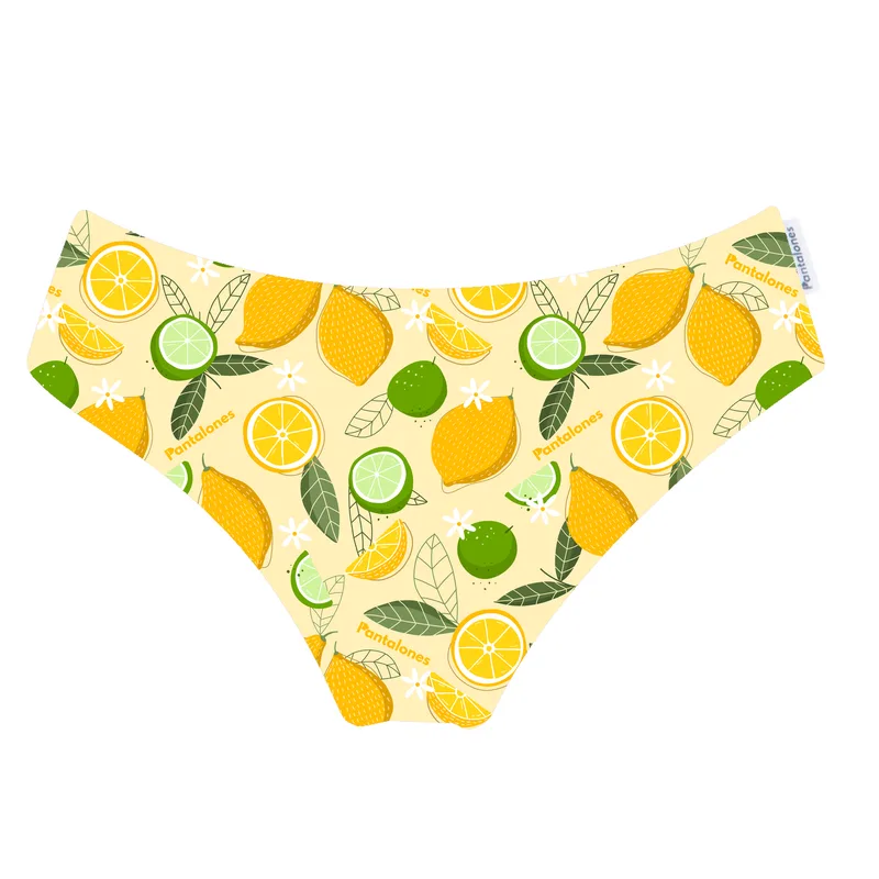FIGI BASIC Limone z bawełny organicznej — Pantalones