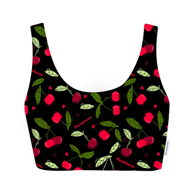 DREAMY TOP Cherry z bawełny organicznej — Pantalones