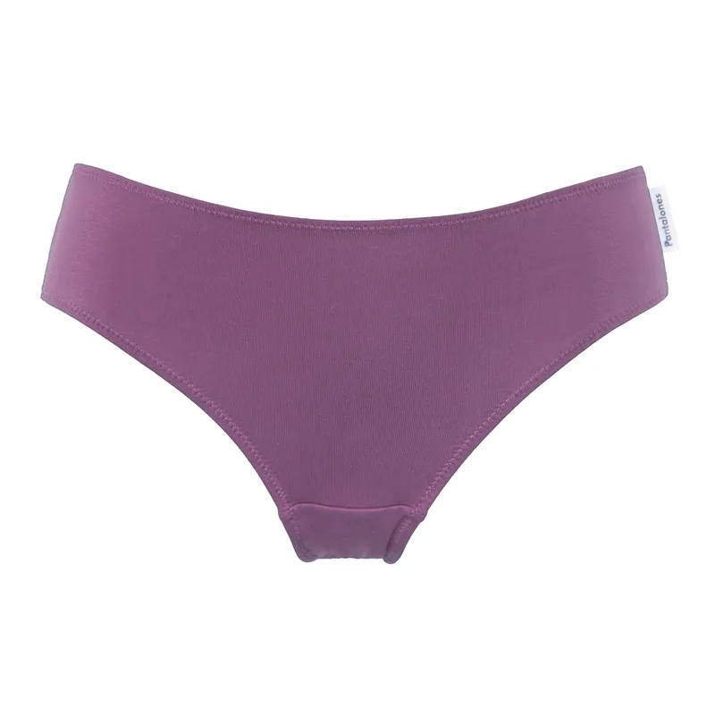 Figi BASIC Grape z bawełny organicznej — Pantalones